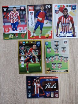 Atletico Madrid - futbalové kartičky - 5