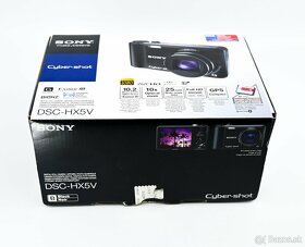 Fotoaparát SONY DSC-HX5V + 2x batéria + puzdro - 5