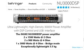 Zosilňovač 2x900W pri 4 Ohm s Crossoverom - 5