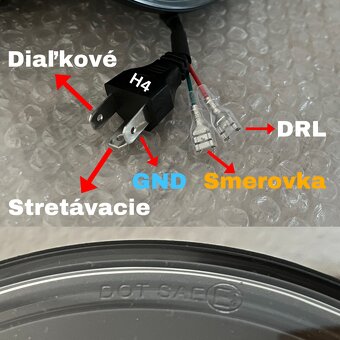 Predné 178mm LED Svetlá - 5