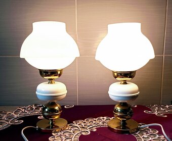 Retro sklenené lampy Kamenický Šenov - 5