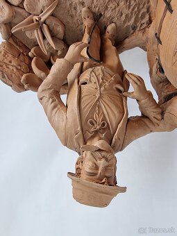 Starožitné terakotové súsošie - 32 /32 cm - 5