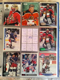 Hokejové kartičky - John Vanbiesbrouck 1 - 5