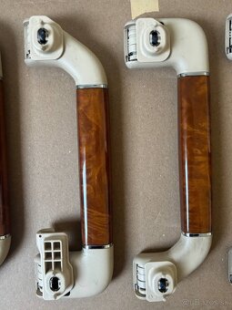 VW Phaeton drevené stropné madlo - komplet všetky - 5