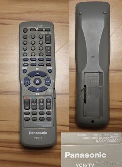 Video VHS kazety 18ks, Panasonic diaľkové a návod - 5