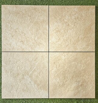 Dlažba hrubka 2 cm aj na terče 60x60, pieskový odtieň - 5