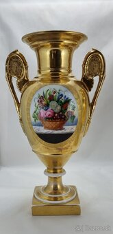 Vyše 200.ročné porcelánové vázy - 33.5 cm - 5