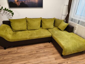 Predám L-rohovú sedačku - 5