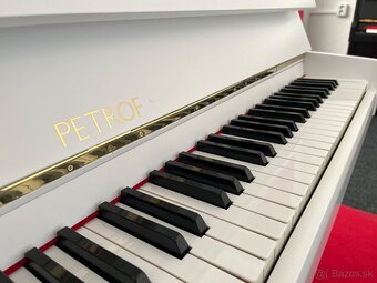Bílý Petrof 115 II se zárukou 2 roky a dopravou - 5