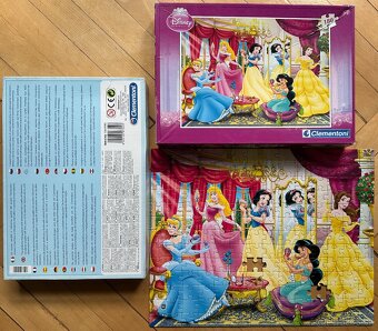 Puzzle Disney Princess 2 obrázky za 5EUR - 5