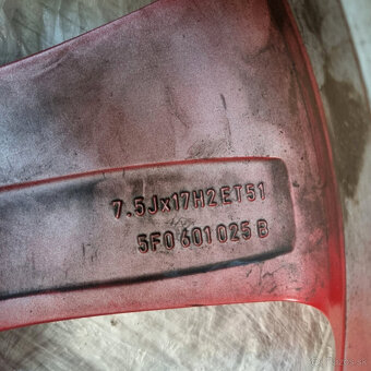 Hliníkové Seat disky 5x112 R17 7,5J ET51 - 5