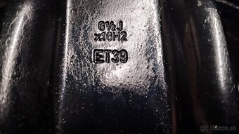 Opel Astra H plechove disky R16 - 5