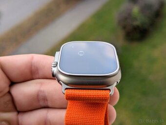 Apple Watch Ultra 49mm, Orange Alpine Loop, ako nové,komplet - 5