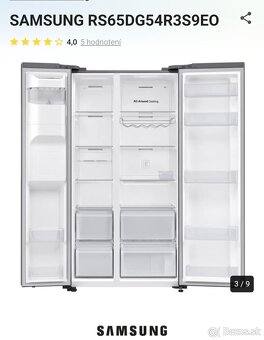 Samsung chladnička side by side s WiFi americká - 5