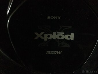 Predam subwoofer SONY Xplōd 1500w + zosil + autoradijo - 5