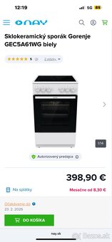 Elektrický sporák Gorenje - 5