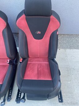 FR športové sedadlá sedačky Seat Leon 2 II 2004-2012 ohrev - 5