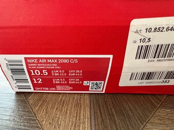 Pánske tenisky NIKE AIR MAX 2090, Veľkosť 44,5 - 5