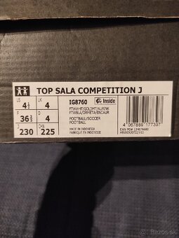 Detské halovky Adidas Top Sala Competition veľkosť 36 2/3 - 5