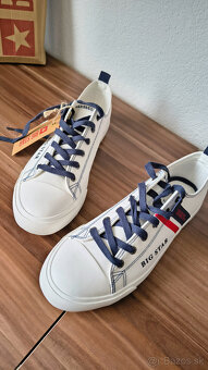 New: Big Star tenisky | veľ. 45 | Biele - 5