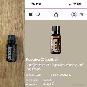 dōTERRA Air, Zengest, Rosemary, Capaiba 15ml - 5