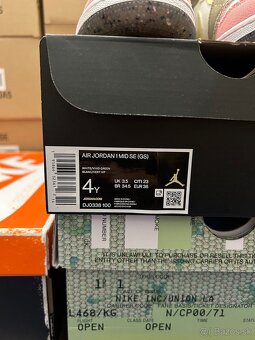 Nike Air Jordan 1 Mid SE Pink Tan, 36 - 5