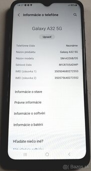 Samsung Galaxy A32 5G 4GB/128 zachovalý Super Cena - 5