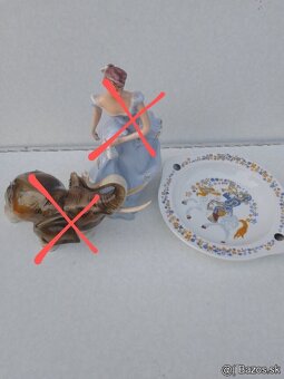 RELIKVIAR OLEJOMALBY PORCELAN STARE DIVADELNE BABKY - 5