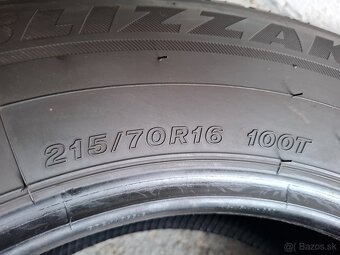 215/70 r16 zimné pneumatiky Bridgestone - 5