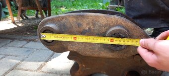 Poloautomatický rýchlo-upínak s lyžicami na mini rýpadlo - 5