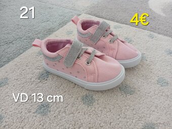 Dievcenske  topanky, cizmy a papucky 21, 22 - 5