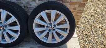 Predám orginal VW elektrony 5x100 r16 elektrony et46 J7 - 5