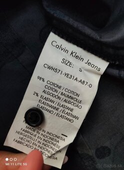 Dámska slim košeľa Calvin Klein Jeans, veľ. XS/S - 5