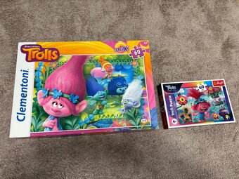Detske puzzle frozen / trolovia - 5