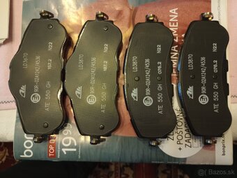 Brzdové platničky doštičky ATE keramické - 5