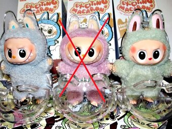 Obal pouzdro + V1 Monsters Macaron LABUBU / Lafufu NOVÉ - 5