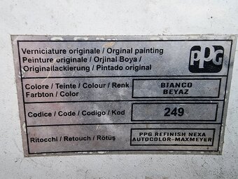 Fiat Doblo predná kapota - 5