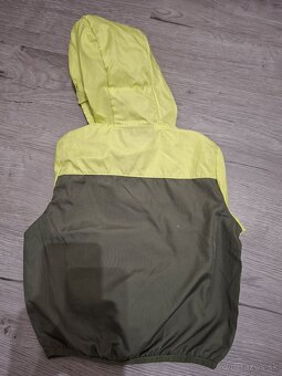 Olivovo - zelená bunda s kapuckou proti vetru - 5