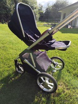 Kočík dvojkombinácia Moon Style navy blue - 5