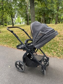 Kombinovaný kočík 3v1 Gesslein FX4+ detské vajíčko Recaro - 5