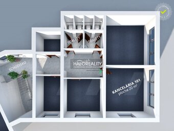 HALO reality - Prenájom, kancelársky priestor Bratislava Lam - 5