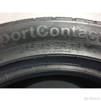 Letné pneumatiky 245/45 R16 CONTINENTAL DOT4418 - 5