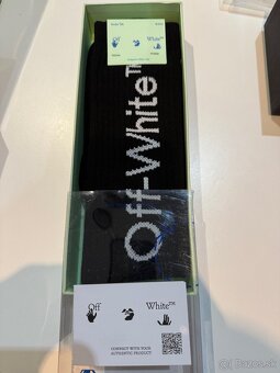 Ponožky Off-white, one-size, čierno-biela - 5