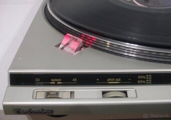 GRAMOFON poloautomat TECHNICS, stroboskop, FG SERVO = Japan - 5
