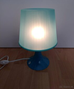 Modrá stolová lampa (Ikea) - 5