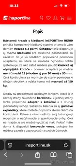Nástenná hrazda s kladkami - 5