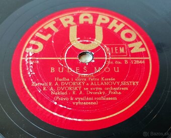 R. A. Dvorský a jeho orchestr, 4 staré šelakové gramodesky - 5