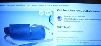 monokulár originál CARL ZEISS 18x50 .Made in Germany - 5