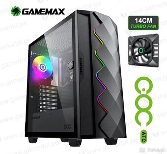 Hráčske pc 8jadro RYZEN 7 5700/512GB NVME/RX5700XT NITRO 8GB - 5