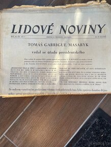 lidove noviny stare noviny historicke noviny z r. 1939 - 5